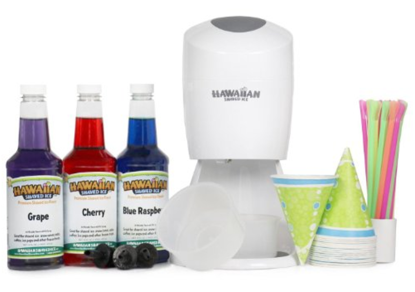Hawaiian Shaved Ice and Snow Cone Machine Party Package Just $44.99!