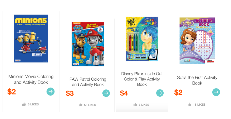 Lisa Frank, Disney, Sesame Street & More Activity Books As Low As $2.00 on Hollar!
