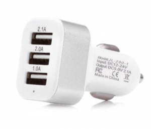 HOT! 3 USB Port Car Charger Just $0.10 Shipped!