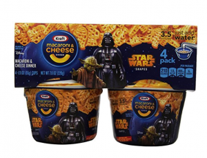 Kraft Easy Mac and Cheese Star Wars Shapes Single Serve Cups 4-Pack Just $2.63!