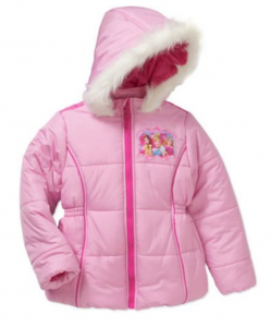 Disney Princess Girls’ Puffer Coat Just $18.00! (Reg. 34.50)