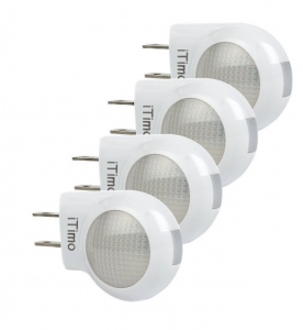 iTimo 4-Pack Sensor Night Lights Just $5.99! Perfect For Bathrooms, Bedrooms, & Hallways!