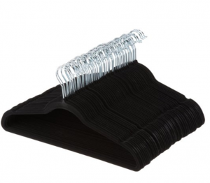 AmazonBasics Velvet Suit Hangers 50-Count $17.99!