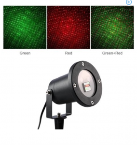 Laser Christmas Lights Red & Green Waterproof Landscape Decorative Star Projector Just $29.99!