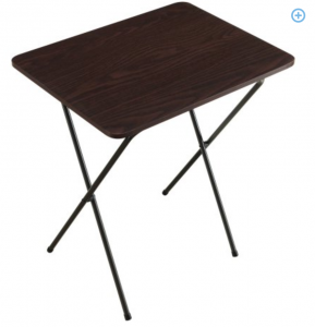 Folding Tray Table In Espresso Just $5.77!