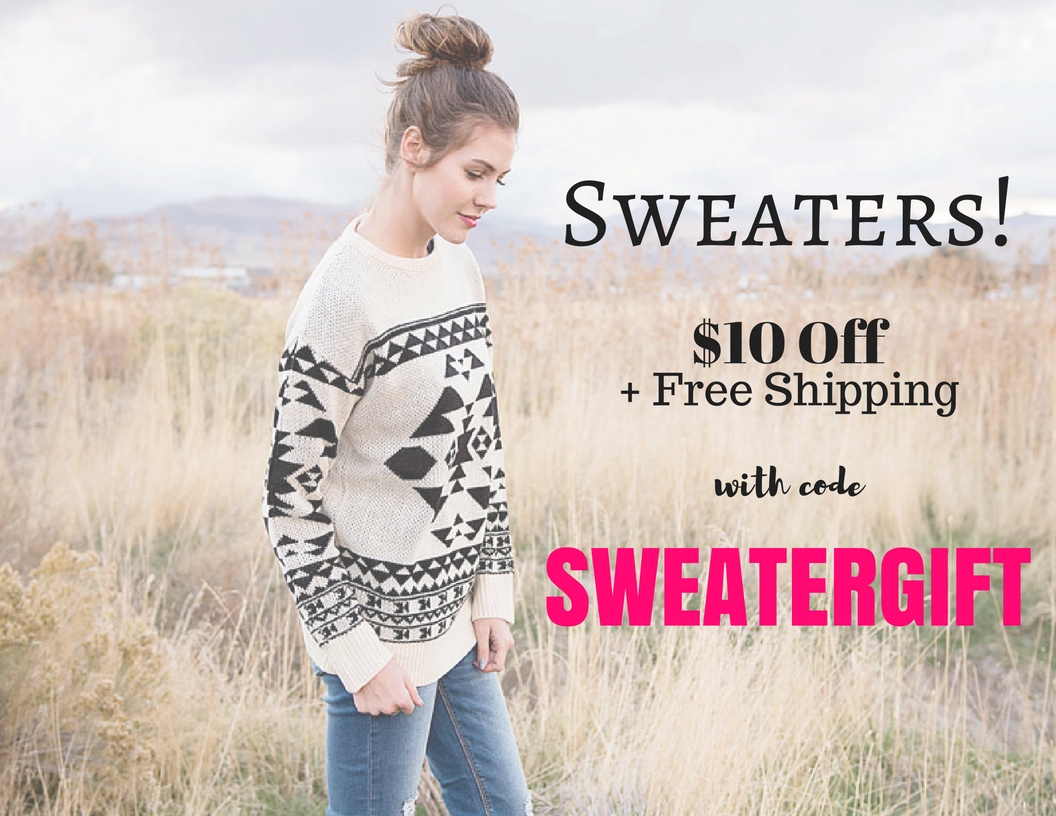 Style Steals at Cents of Style – CUTE Sweaters from $17.95 & FREE SHIPPING!