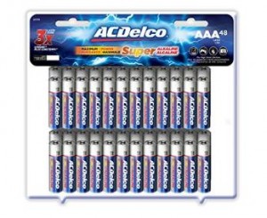 ACDelco Super Alkaline AAA Batteries, 48-Count – Only $7.30!