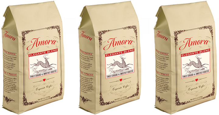 Bag of Amora Coffee Only $1 SHIPPED!! Try the Caramel Vanilla Flavor! YUM!!