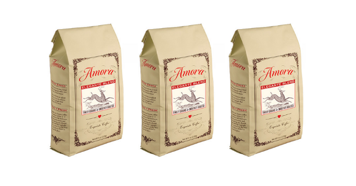 Sweet! Get a FREE 1/2 lb Bag of Amora Coffee! ($14.95 Value)  Just Pay $1 Shipping!