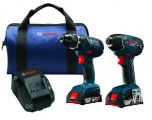 Bosch 18V Lithium-Ion Cordless Drill Driver / Impact Combo Kit – Only $129 Shipped!