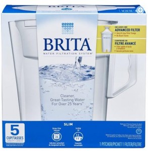 Brita 5 Cup Slim BPA Free Water Pitcher with 1 Filter – Only $8.84!