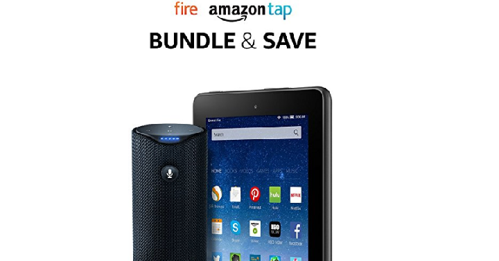 Amazon Fire Tablet & Amazon Tap Bundle Only $119.98 Shipped! (Reg. $199.98)