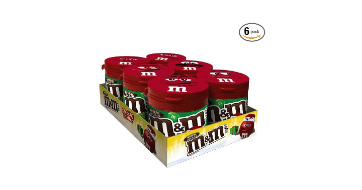 M&M’S Milk Chocolate Holiday Candy To-Go Bottles 3.5-Ounce Bottle (Pack of 6) Only $11.74! Perfect Stocking Stuffers!