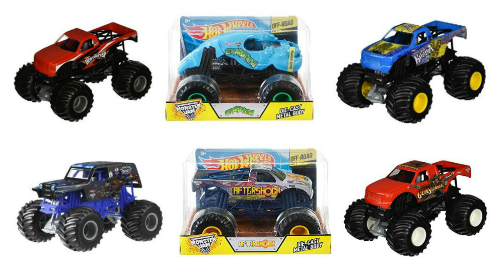 Hot Wheels Monster Jam Vehicles – Starting at Only $4.79! Great Stocking Stuffers!
