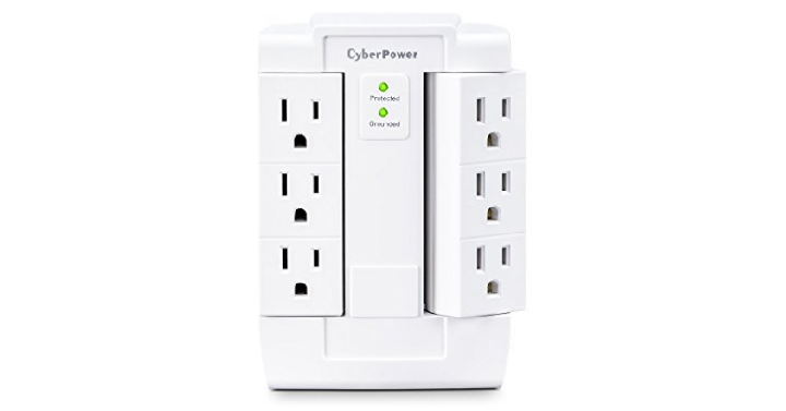 CyberPower Joules Essential Wall Tap with 6-Outlet Surge Suppressor Only $8.44! ($17.95)