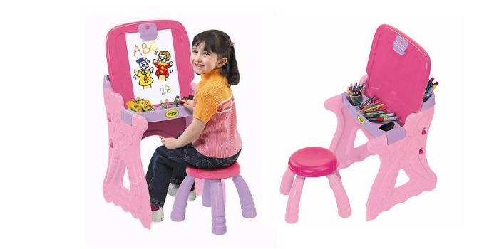 Pink Crayola Play ‘N Fold 2-in-1 Art Studio Only $23.96!! Compare to $29.97!