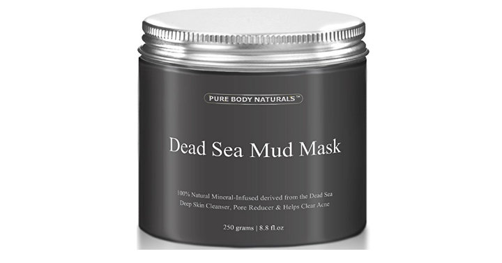 Pure Body Naturals Beauty Dead Sea Mud Mask for Facial Treatment for only $14.20! #1 Best Seller!