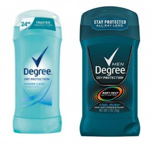 Nice Deals on Degree Deodorant for Men and Women!