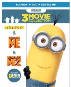 Despicable Me 3-Movie Collection (Despicable Me/Despicable Me 2/Minions) (Blu-ray+DVD+Digital HD) – Only $17.99!