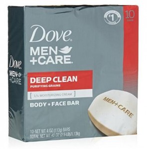 Dove Men+Care Body and Face Bar, Deep Clean 4 oz, (10 Bars) – Only $8.50!