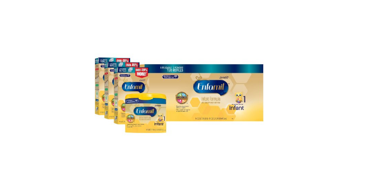 WOW! Enfamil Infant Baby Formula – 121.8oz Powder Combo Pack only $80.67 Shipped! (Reg. $139.47)