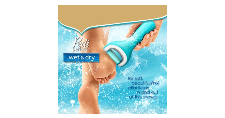 Amopé Pedi Perfect Wet & Dry Electronic Foot File for only $39.99! (Reg. $69.99) Turn Dry, Cracked Heals into Smooth Ones!