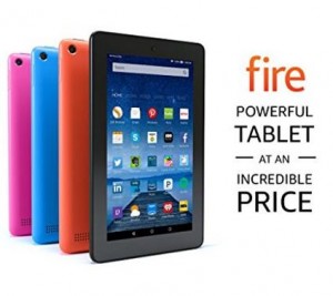 Fire Tablet, 7″ Display, Wi-Fi, 8 GB (Includes Special Offers) – Only $39.99!