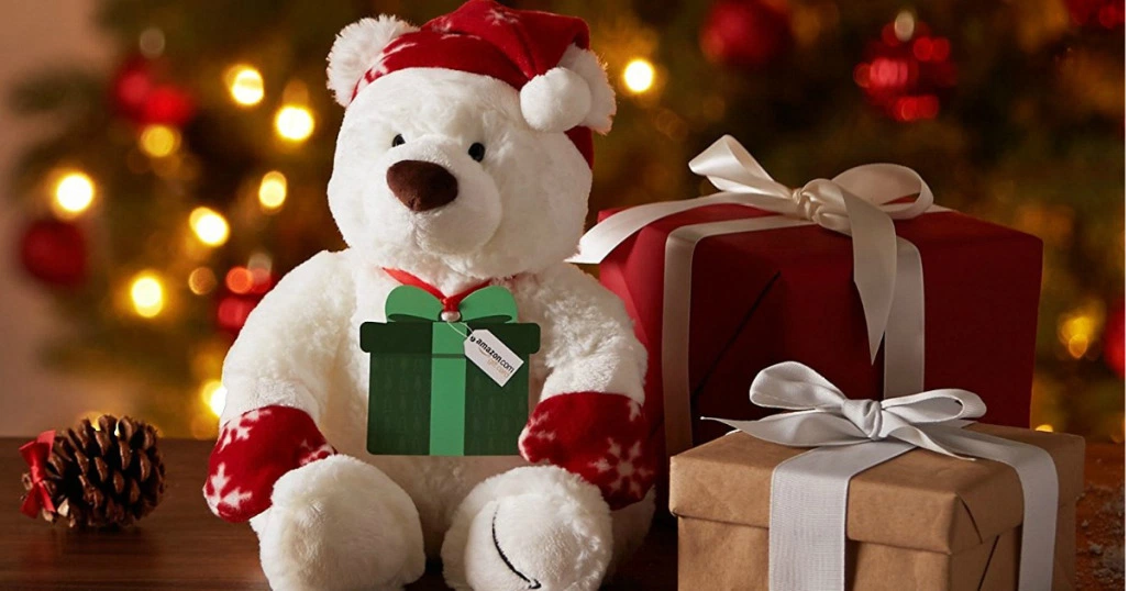 Still Available! Buy $150 in Amazon Gift Cards, Get the Limited Edition Gund Holiday Teddy Bear for FREE!