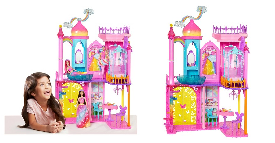 Barbie Rainbow Cove Princess Castle + Barbie Doll Only $39.99 Shipped!