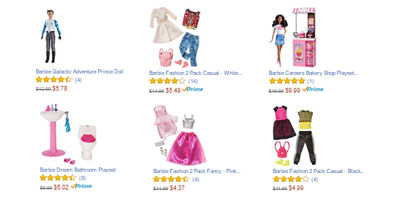 Up to 50% Off Select Barbie Dolls & Accessories on Amazon!