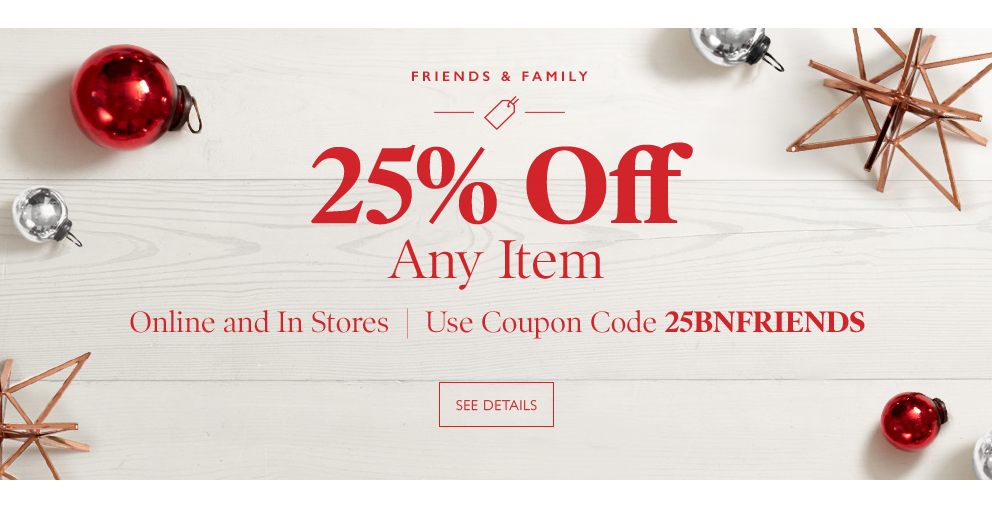 Barnes & Noble 25% Off Any Item In-Store & Online! Books, Toys, Puzzles, Games & More! Barnes & Noble 25% Off Any Item In-Store & Online! Books, Toys, Puzzles, Games & More!