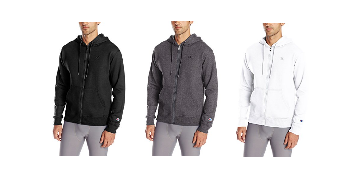Amazon: Clip $1.00 Off Coupon on Champion Men’s Fleece Full-Zip Hoodie – Just $13.49!
