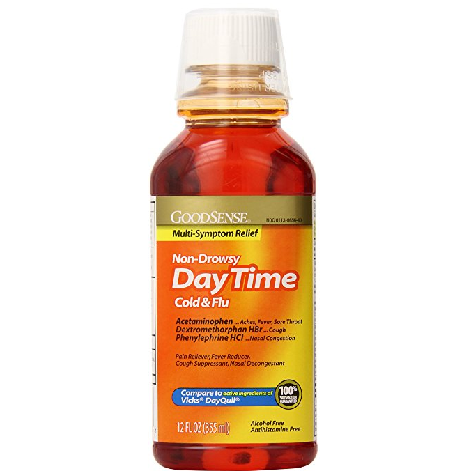 GoodSense Daytime Cold and Flu Multi-Symptom Relief (12oz) Just $3.71 Shipped!