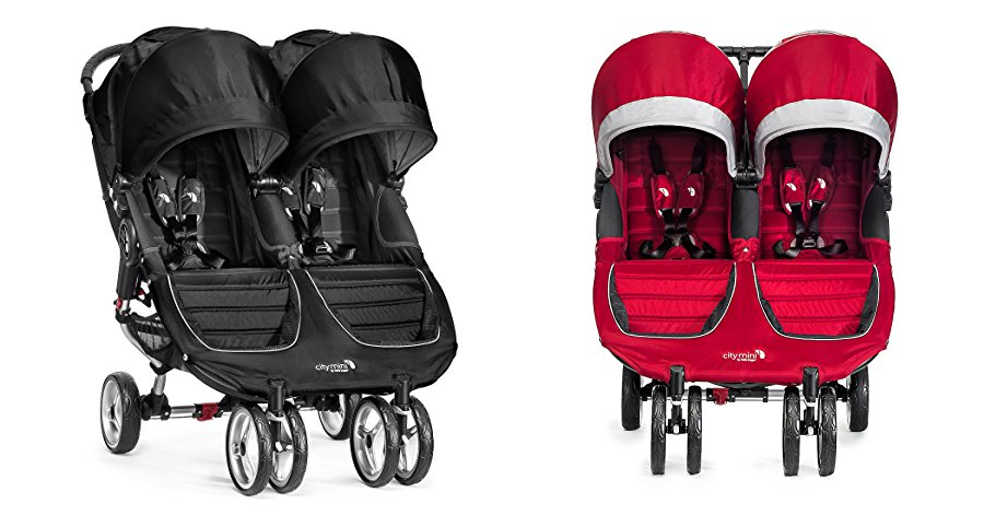Baby Jogger 2016 City Mini Double Stroller (Black or Red) Only $359.99! (Reg $449.99)