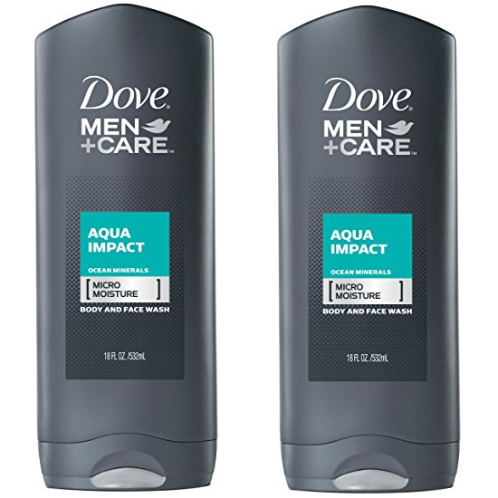 Dove Men+Care BodyWash, Aqua Impact (18oz) Only $2.08 Shipped!
