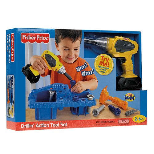 Fisher-Price Drillin’ Action Tool Set as Little as $11.24! (Reg $29.99)