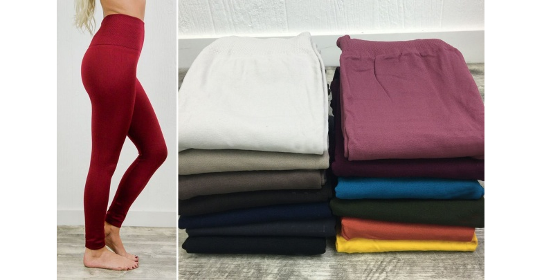Fleece Lined Tummy Control Leggings Only $7.99! (Have Some – LOVE Them!)