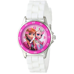 Disney Kids’ Frozen Anna and Elsa Watch with White Rubber Band Only $10.45! Great Stocking Stuffer!