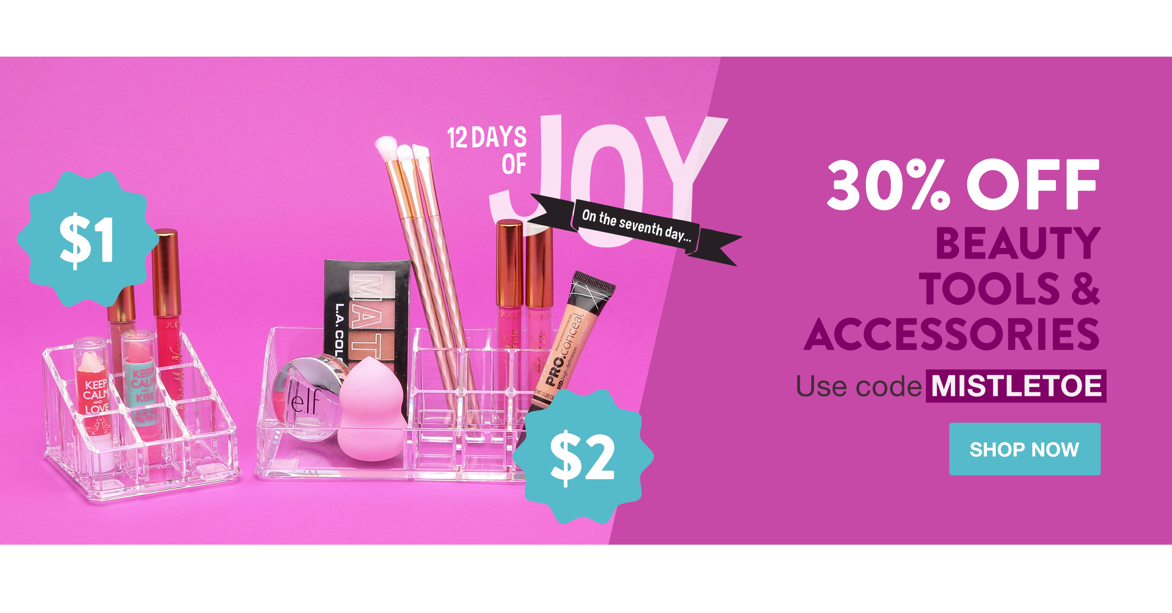 HOT! Save an Extra 30% Off Beauty Tools & Accessories at Hollar!