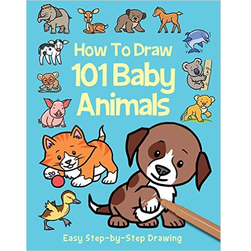 How to Draw 101 Baby Animals (Step By Step Drawing Book) Only $3.42!