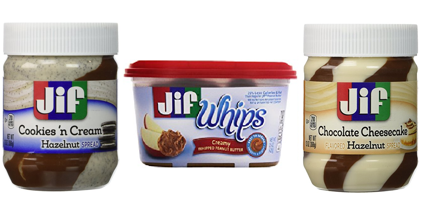 Jif Hazelnut Spread & Peanut Butter Whips Starting at $2.54 Shipped!