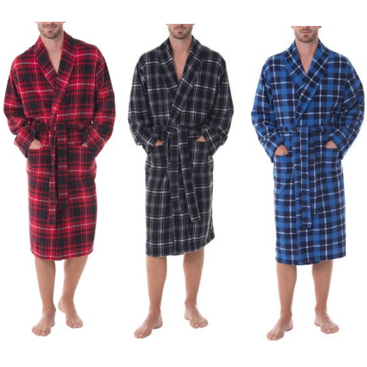 Fruit of the Loom Men’s Print Fleece Robe Only $12.50! (5 Colors to Choose From)