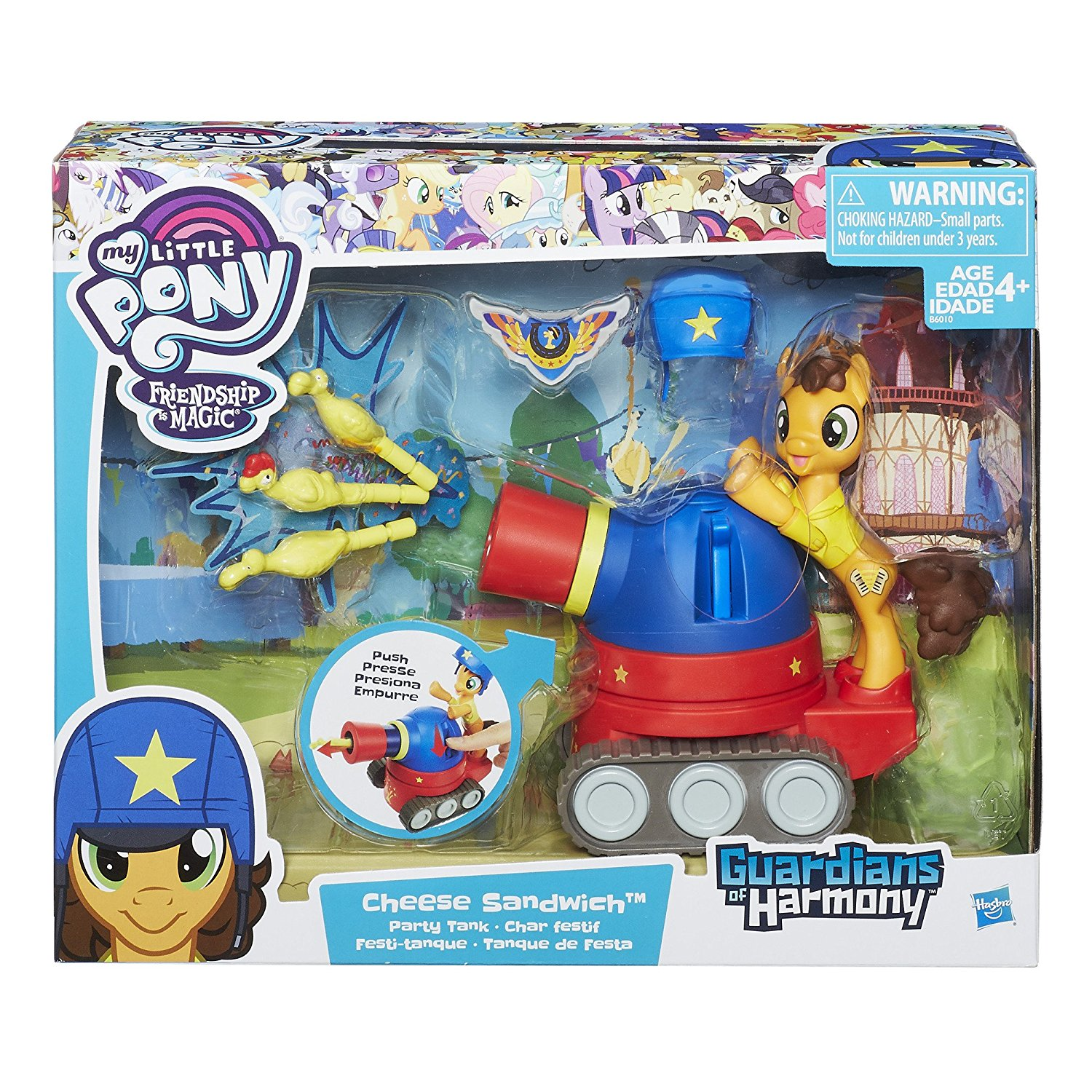 My Little Pony Guardians of Harmony Cheese Sandwich Pony with Party Tank Only $5.09!