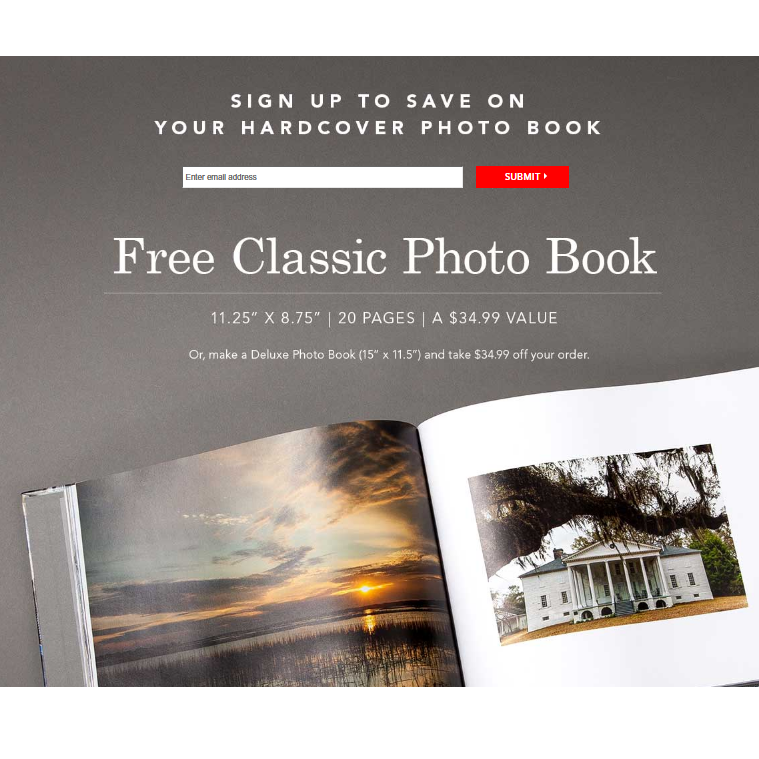 My Publisher: FREE 8.75″x 11.25″ Photo Book! (Just Pay Shipping)