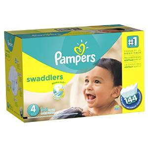 Prime Members: Pampers Swaddlers Diapers Size 4 (144 Count) Only $24.97 Shipped!