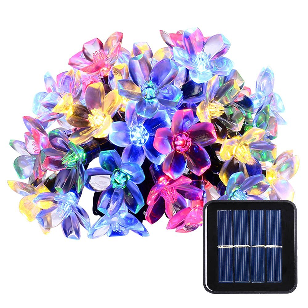 Fairy Blossom Flower Solar String Lights Only $5.40 on Amazon!