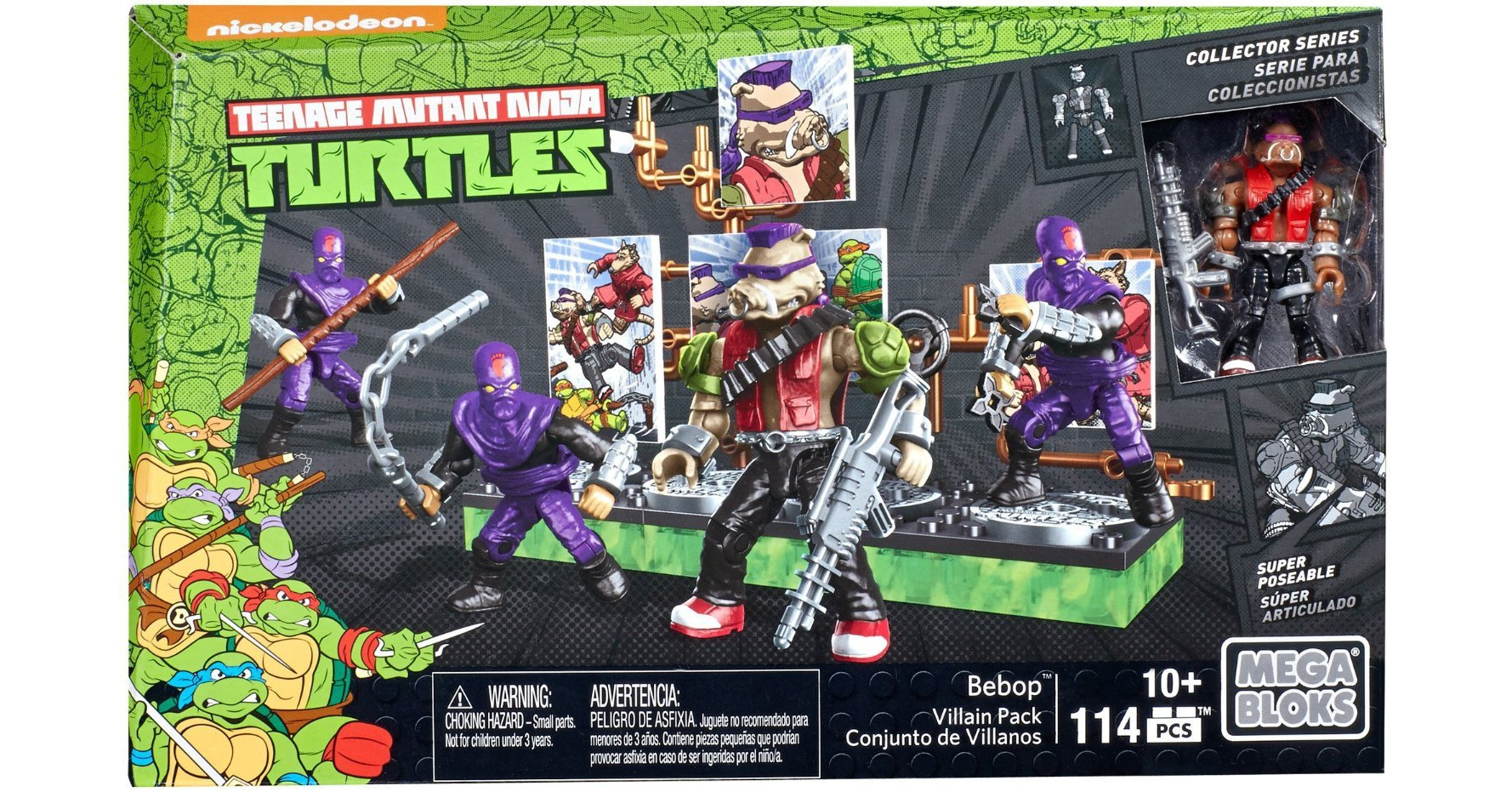 Mega Bloks Teenage Mutant Ninja Turtles Collectors Bebop Villain Pack Only $5.98! (Reg $15.99)