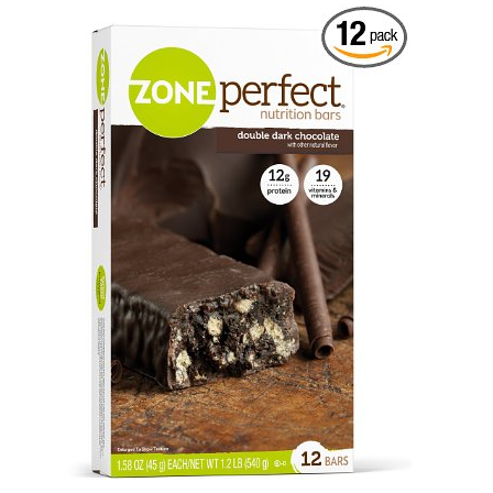ZonePerfect Nutrition Bars, Double Dark Chocolate 12 Count Only $6.83! (Add-On Item)