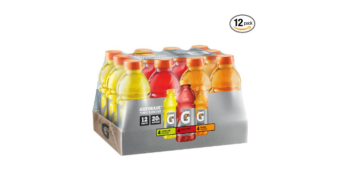 Gatorade Original Thirst Quencher Variety Pack, 20 Ounce Bottles (Pack of 12) Only $7.33 Shipped! That’s Only $0.61 Each!