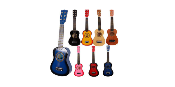 21″ Kids Gift Beginners Practice Acoustic Guitar + Pick + 6 Strings ONLY